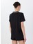Siyah Kadın V Yaka Basic T-Shirt FC4SL-TST0708 5