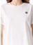 Kırık Beyaz Kadın Relaxed Düz T-Shirt J5SL-TST7186 5