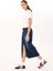 Koyu Indigo Kadın Denim Etek M4WL-ETK-1231 1