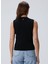 Siyah Kadın Polo Regular Fit Kazak 1094768 3