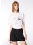 Yüksek Bel Tailored Fit Siyah Kadın Şort F4SL-SHT W38 1
