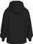 Siyah Kadın Kapüşon Standart Düz Sweatshirt Woven Label Peached Hoodıe 4