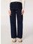 Bol Kesim Koyu Indigo Kadın Denim Pantolon J4WL-PNT7119 3