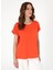 Kırmızı Kadın Regular Fit T-Shirt Polen 1
