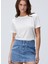Kırık Beyaz Kadın Regular Fit T-Shirt 1094669 1
