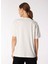 Kırık Beyaz Kadın Basic Baskılı T-Shirt F4WL-TST0280 5