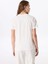 Kırık Beyaz Kadın Relaxed Baskılı T-Shirt F5SL-TST0259 5