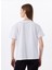 Beyaz Kadın Relaxed T-Shirt M5SL-TST1858 5
