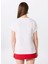 Kırık Beyaz Kadın Relaxed Varaklı T-Shirt FC5SL-TST0204 5