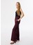 Bordo Kadın Standart Düz Pantolon TS1250003113 1