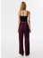 Bordo Kadın Standart Düz Pantolon TS1250003113 3