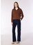 Kahve Kadın Kapüşonlu Loose Fit Sweatshirt J4WL-SWT7032 2