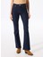 Koyu Indigo Kadın Flare Denim Pantolon F4SL-PNT0094 3