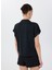 Lacivert Kadın Relaxed Payetli T-Shirt F5SL-TST0191 4