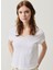 Beyaz Kadın T-Shirt SON02AGE25_BLANC 2