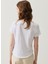 Beyaz Kadın T-Shirt SON02AGE25_BLANC 4