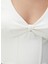 Kırık Beyaz Kadın Cropped Fit T-Shirt 1094243 4