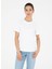 Bisiklet Yaka Beyaz Kadın T-Shirt Sımo 1
