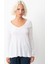 Beyaz Kadın T-Shirt JAC52E25_BLANC 2