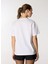 Beyaz Kadın Standart Baskılı T-Shirt A0702-4001 5