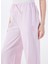 Pembe Kadın Bol Kesim Çizgili Pantolon J5SL-PNT7010 4