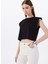 Siyah Kadın Normal T-Shirt M5SL-TST1170 1