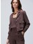 Kahve Kadın Ceket Regular Fit Gömlek 1094889 1