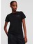 Siyah Kadın Standart Baskılı T-Shirt 245W1714 2