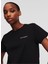 Siyah Kadın Standart Baskılı T-Shirt 245W1714 3