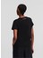Siyah Kadın Standart Baskılı T-Shirt 245W1714 4