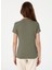 Haki Kadın Slim Fit T-Shirt Rıno 5