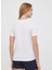 Beyaz Kadın Normal Düz T-Shirt PL505827 3