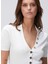 Kırık Beyaz Kadın V Regular Fit Kazak 1094765 1