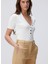 Kırık Beyaz Kadın V Regular Fit Kazak 1094765 5