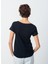 Siyah Kadın T-Shirt SON33E25_NOIR 4