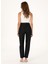 Siyah Kadın Mom Fit Denim Pantolon E-Mam Black 4