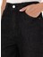 Siyah Kadın Mom Fit Denim Pantolon E-Mam Black 5