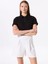 Siyah Kadın Basic Polo T-Shirt Deep 3