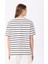 Siyah - Beyaz Kadın Bisiklet Yaka Basic T-Shirt K-Melıssa 5