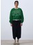 Yeşil Kadın Bisiklet Orta Sweatshirt Kadın Core Mıd-Length Sweatshırt 1