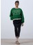 Yeşil Kadın Bisiklet Orta Sweatshirt Kadın Core Mıd-Length Sweatshırt 3