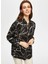 Siyah Kadın Gömlek Comfort Fit Tunik US25TNK001 5