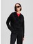 Siyah Kadın Kapüşon Normal Sweatshirt A1W20064 1