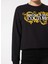 Siyah Kadın Yuvarlak Standart Baskılı Sweatshirt 77HAIE05 4