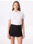Beyaz Kadın Basic Polo T-Shirt Deep 3