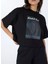 Siyah Kadın Normal T-Shirt 50540927 4