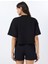 Siyah Kadın Normal T-Shirt 50540927 5
