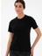 Siyah Kadın Standart T-Shirt Sımo 3