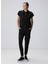 Siyah Kadın Polo Basic Sweatshirt 1094672 4