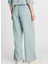 Yeşil Kadın Regular Fit Pantolon W2510733826-MÜSLIN Geniş Paça Panto 5